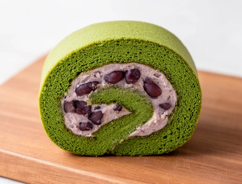 抹茶ロールケーキ